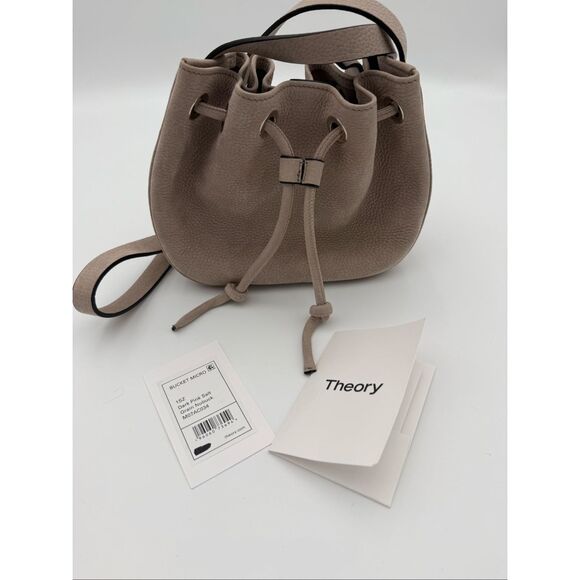 Theory Bucket Leather Bag L07AC034 - Picture 8 of 12